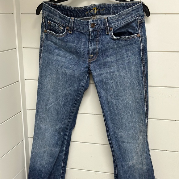Vintage "A Pocket" 7 for All Mankind Jeans Size 28 - Picture 1 of 3